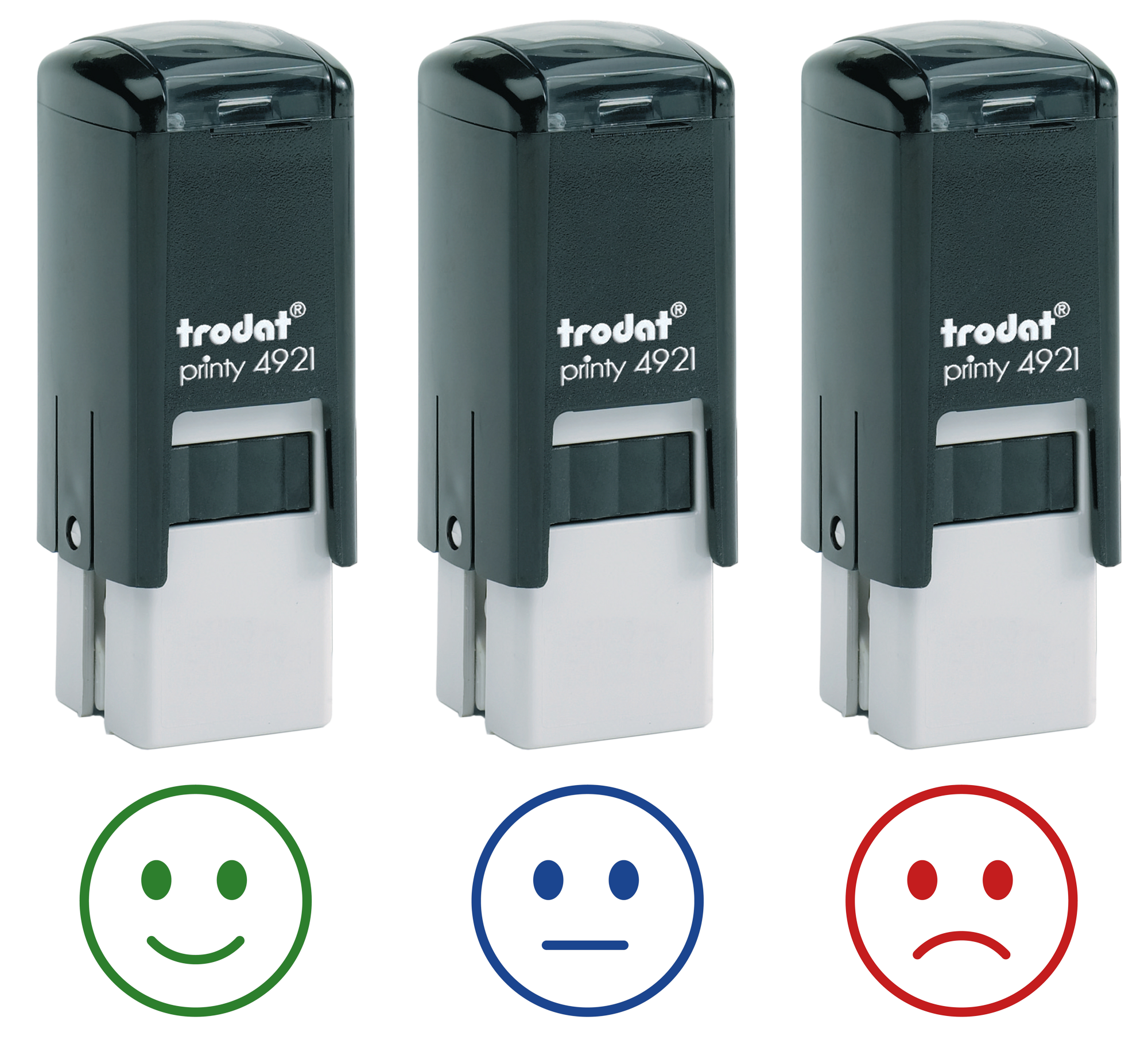 3 tampons smiley enseignant