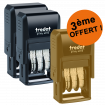 Lot de 3 tampons dateurs 4810