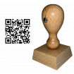 Tampon Bois QR Code 40x40mm