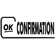 Tampon Encreur CONFIRMATION