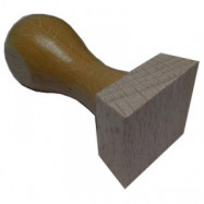 Tampon Bois Carte de Fidélité 10x10mm