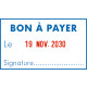 Empreinte Bon à payer
