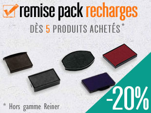 Pack encreur recharges tampons