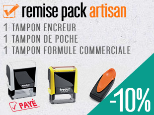 REMISE TAMPONS ENCREURS POUR ARTISANS